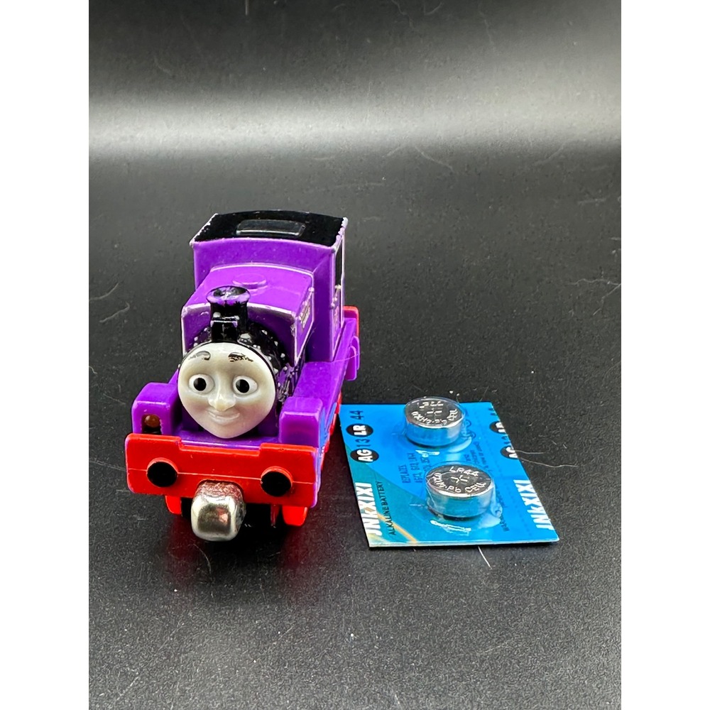 Thomas Take-n-Play Along Charlie Purple Train Engine 2011 Talking Light Up WORKS